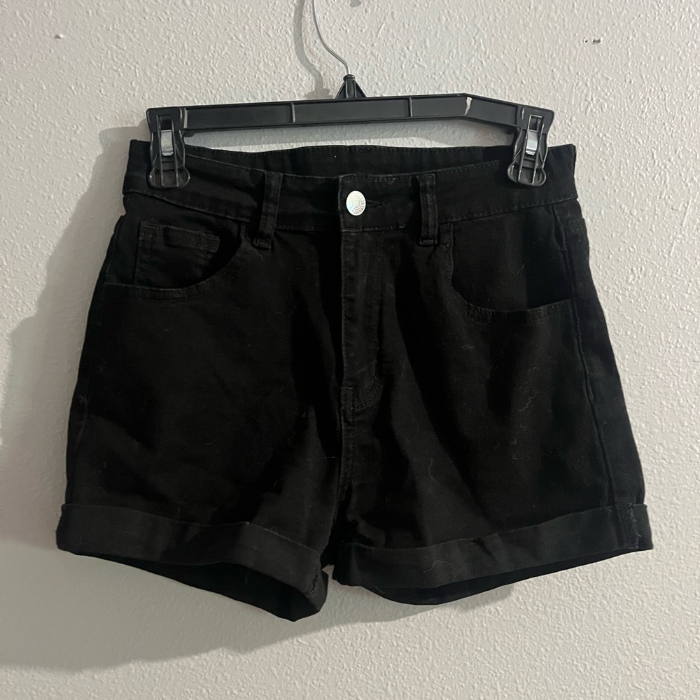 Skinny Black shorts size small